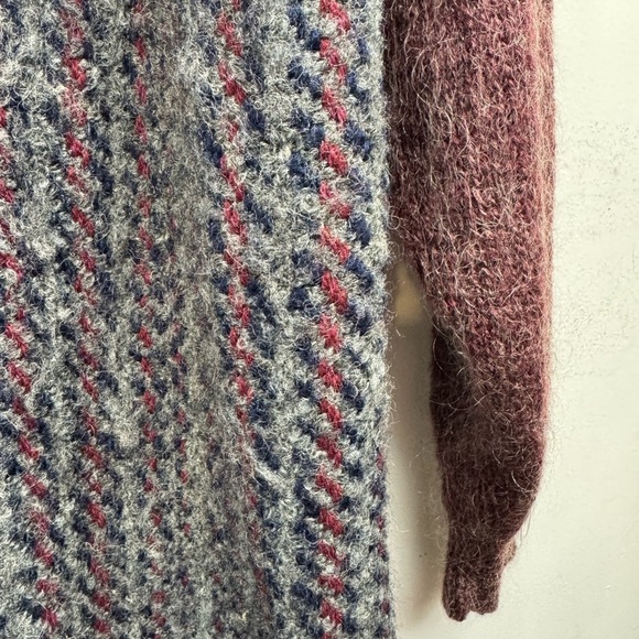 Vintage Sinfully Original Lin Oglesby Sweater Open cardigan OOAK Mohair Medium - Picture 4 of 6